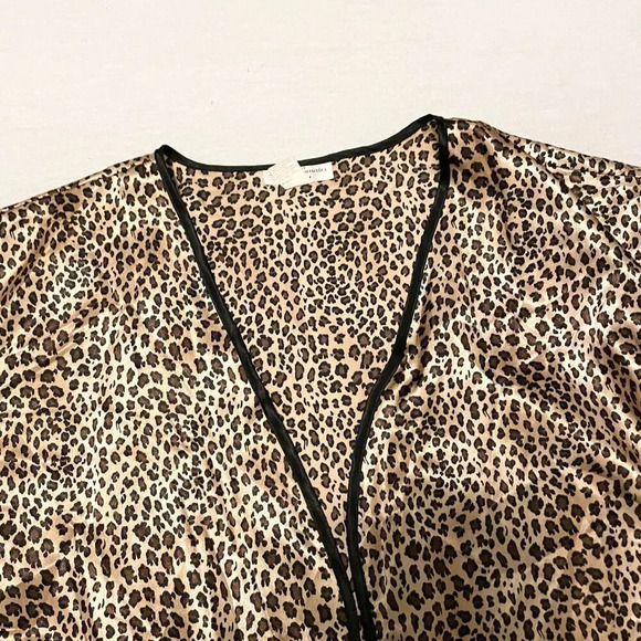 Natori Leopard Print Robe Kimono and Nightgown Womens Size 1X - Picture 8 of 16